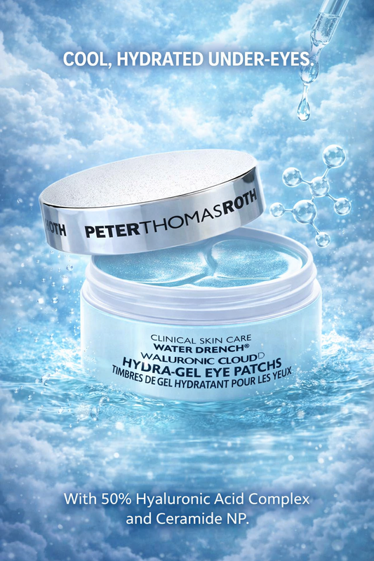 Peter Thomas Roth women Water Drench Hyaluronic Cloud Hydra-Gel Eye Patches 30pairs