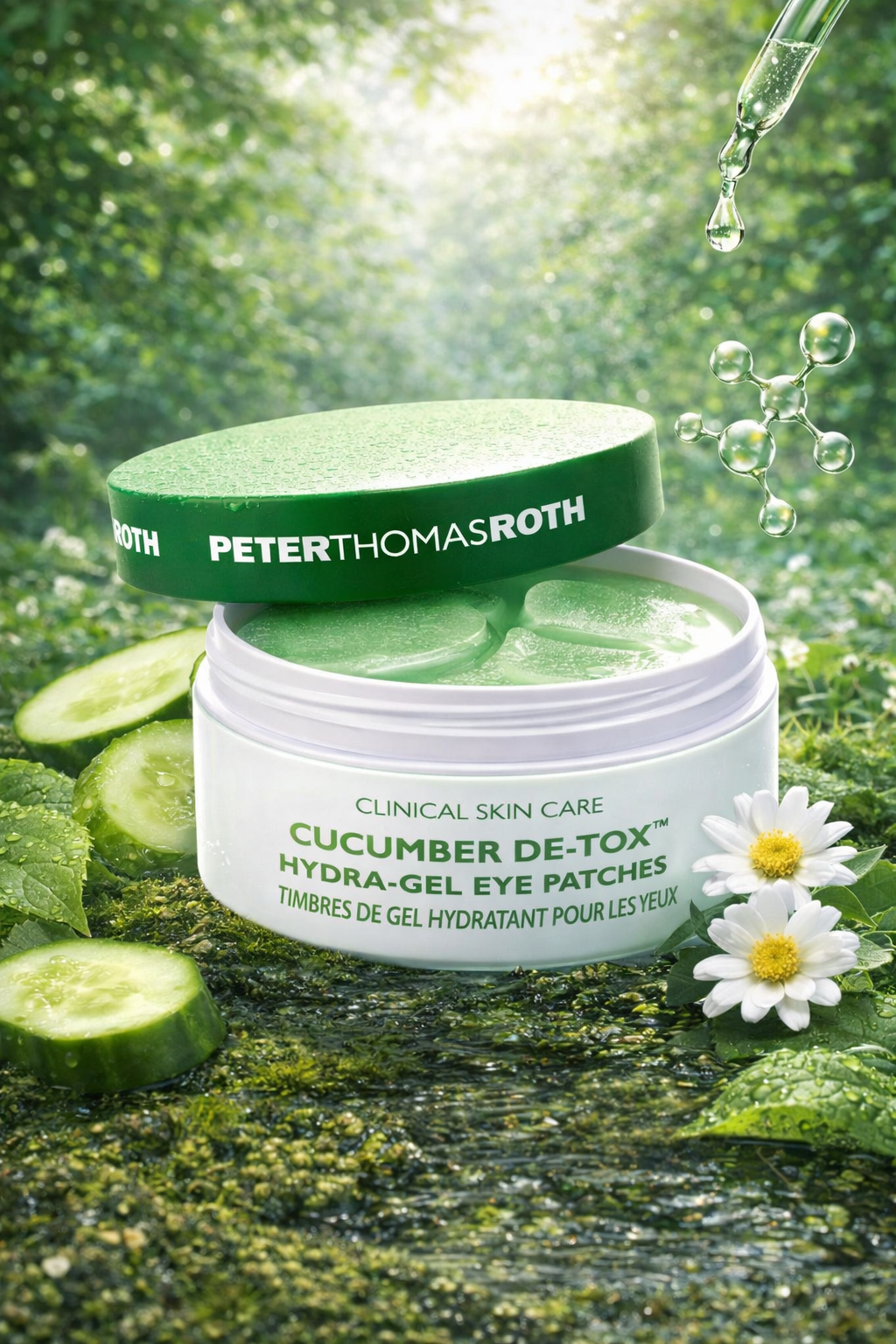 Peter Thomas Roth women Cucumber De-Tox Hydra-Gel Eye Patches 30pairs