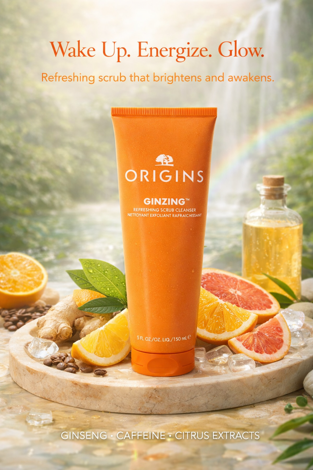 Origins women Ginzing Refreshing Scrub Cleanser 150ml/5oz