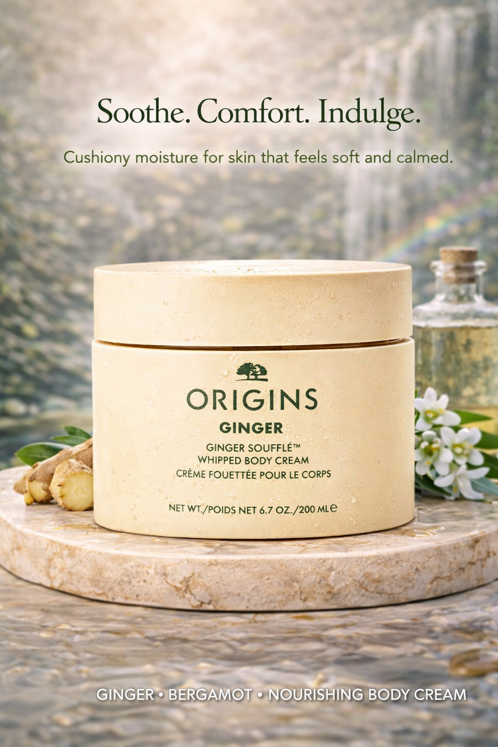 Origins women Ginger Souffle Whipped Body Cream 200ml/6.7oz
