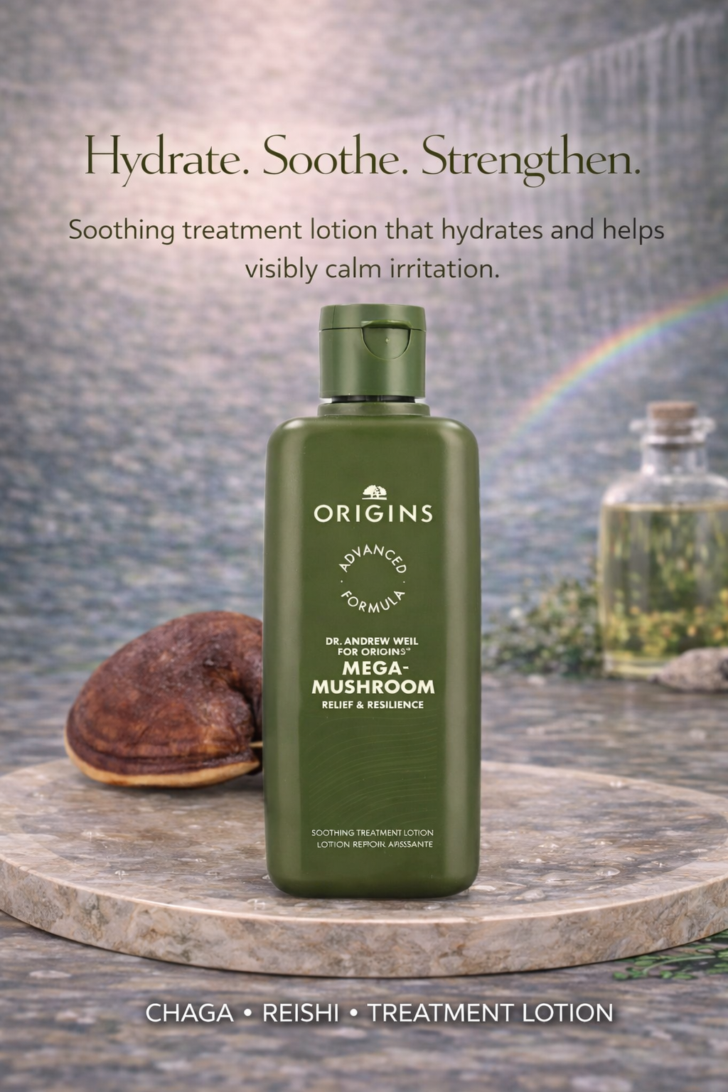 Origins Mega Mushroom Skin Relief & Resilience Lotion Dr. Andrew Mega-Mushroom Skin Relief & Resilience Soothing Treatment Lotion 200ml/6.7oz