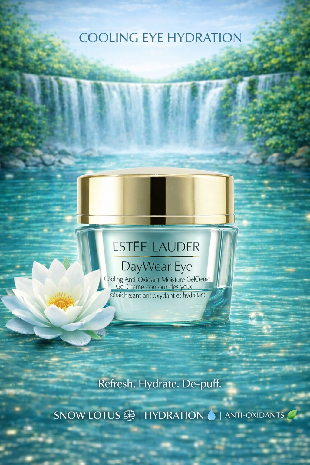 Estee Lauder women Daywear Eye Cooling Anti-Oxidant Moisture Gel Cream 15ml/0.5oz