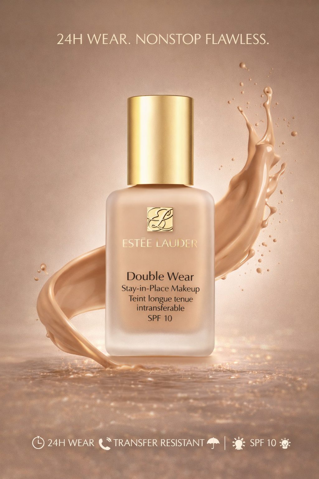 Estee Lauder Women Double Wear Stay In Place Makeup Spf 10 No. 2c3 Fresco 30ml/1oz