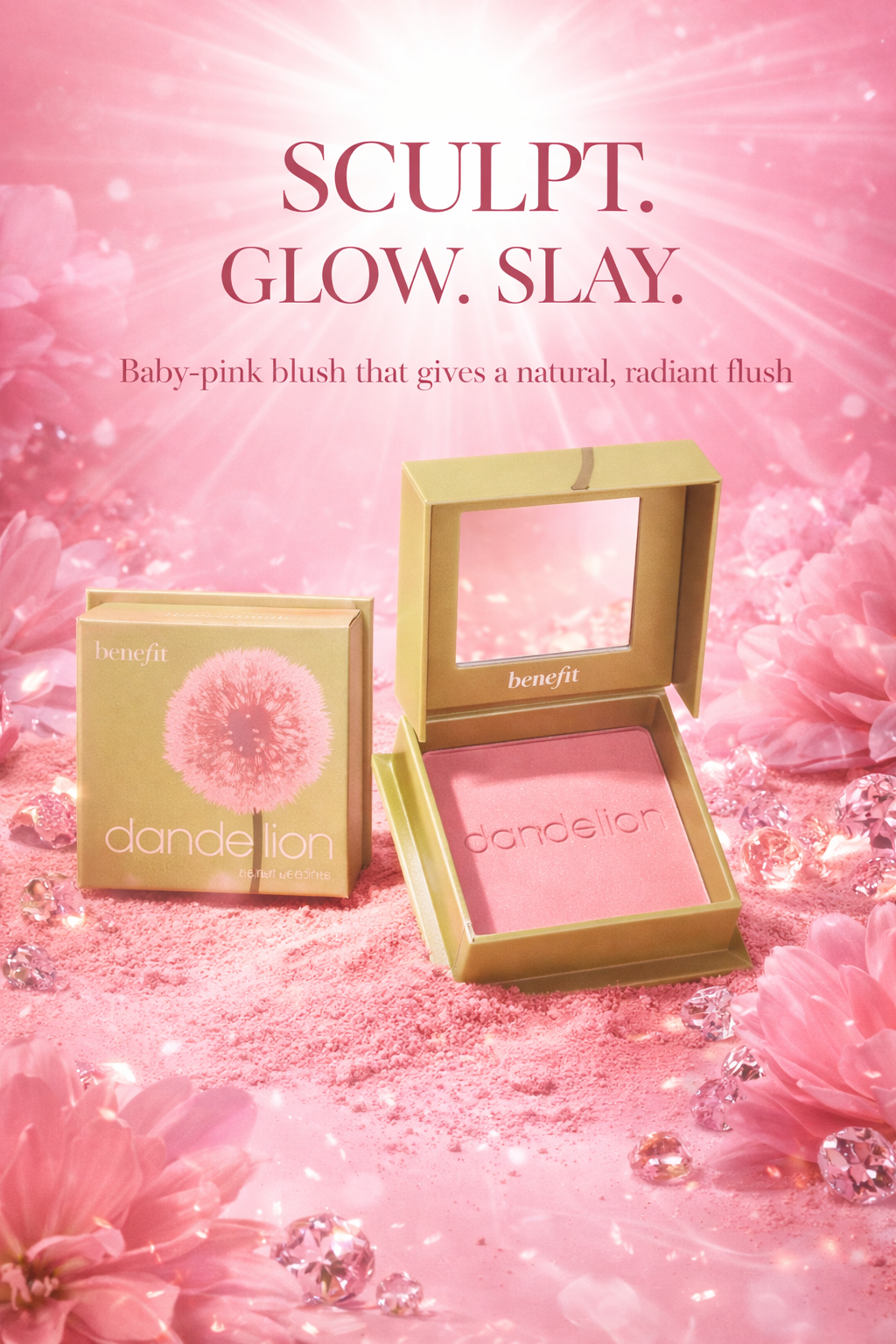 Benefit Women Dandelion Baby Pink Brightening Blush 6g/0.21oz