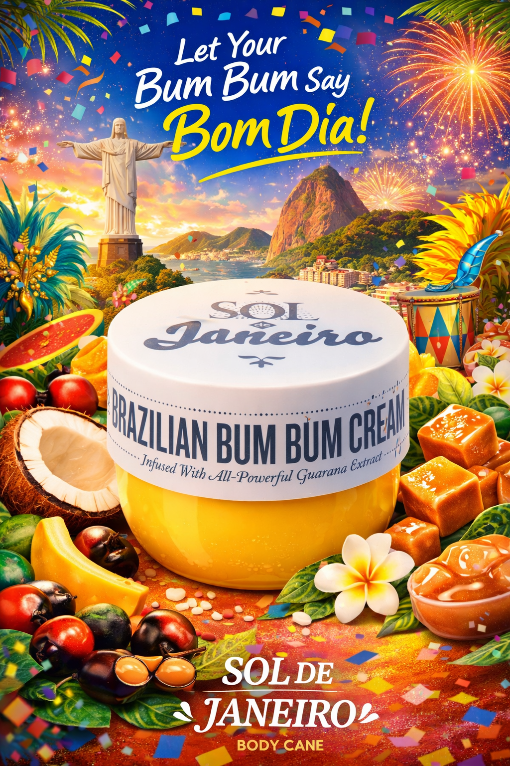 Sol De Janeiro women Brazilian Bum Bum Cream 240ml/8oz