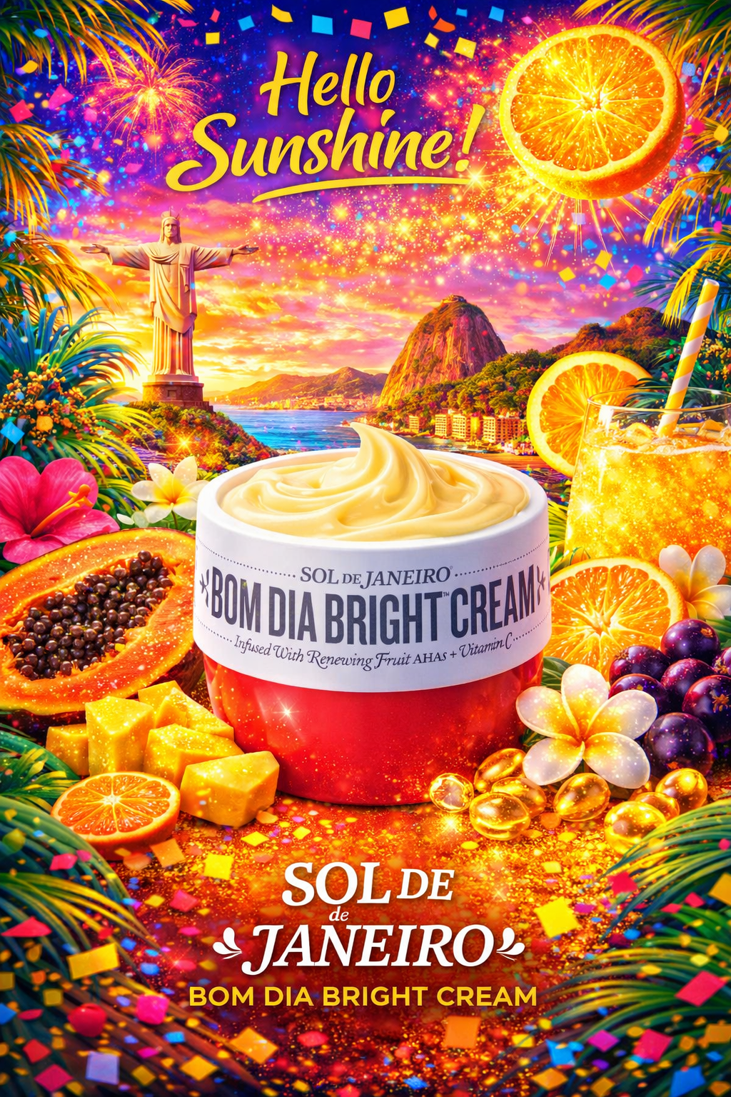 Sol De Janeiro women Bom Dia Bright Cream 240ml/8oz