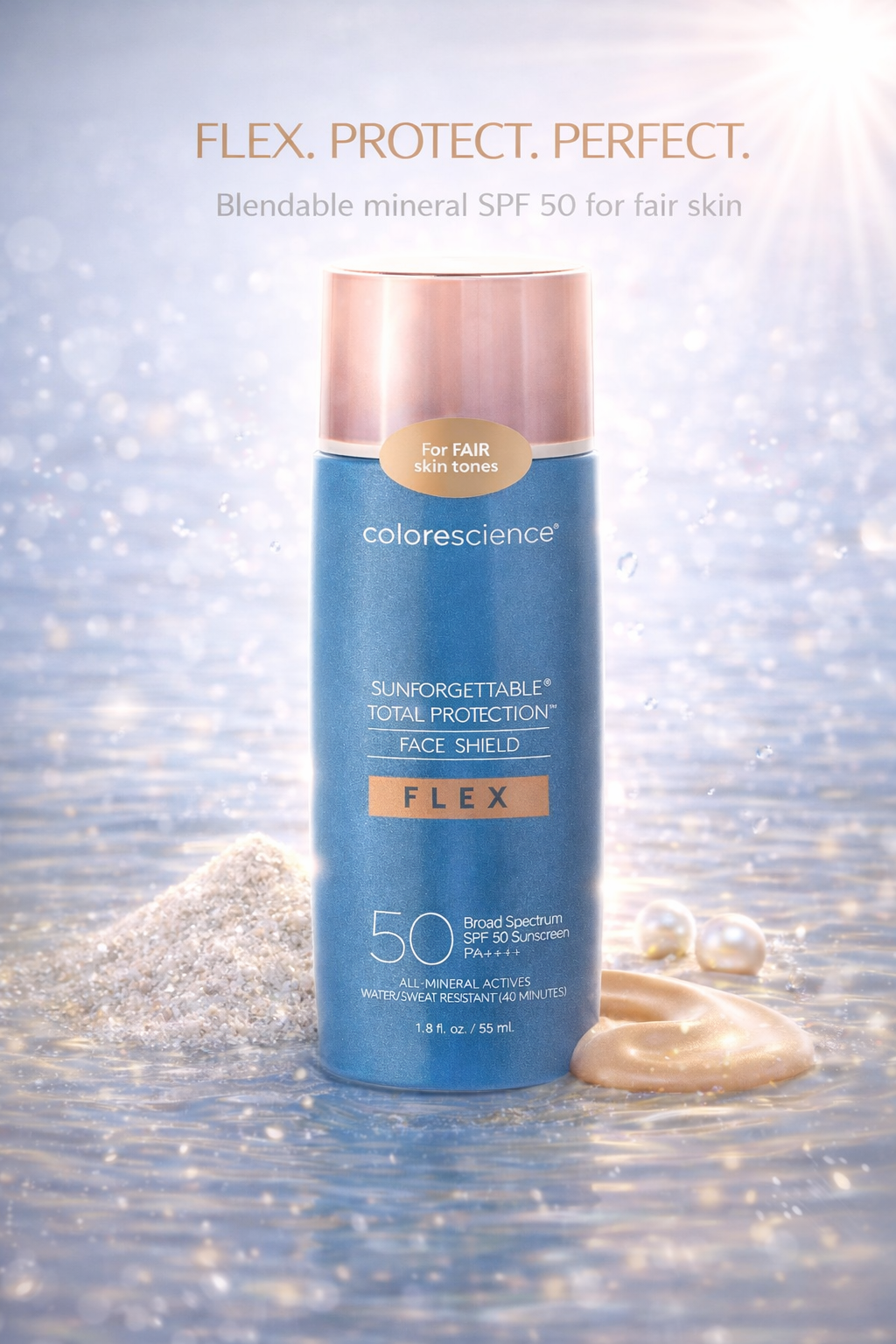 Colorescience women Sunforgettable Total Protection Face Shield Flex Spf 50 # Fair 55ml/1.8oz