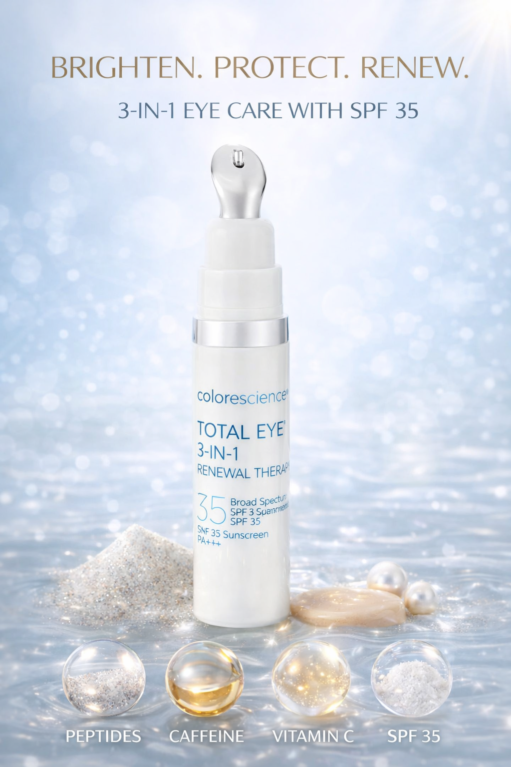 Colorescience women Total Eye 3-In-1 Renewal Therapy Spf 35 - Medium 7ml/0.23oz