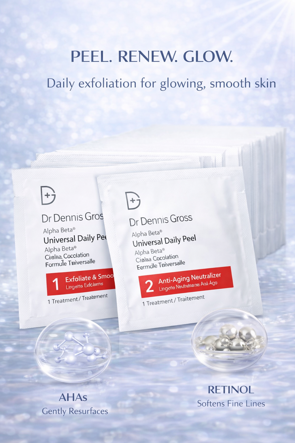 Dr Dennis Gross women Alpha Beta Universal Daily Peel 60 Treatments