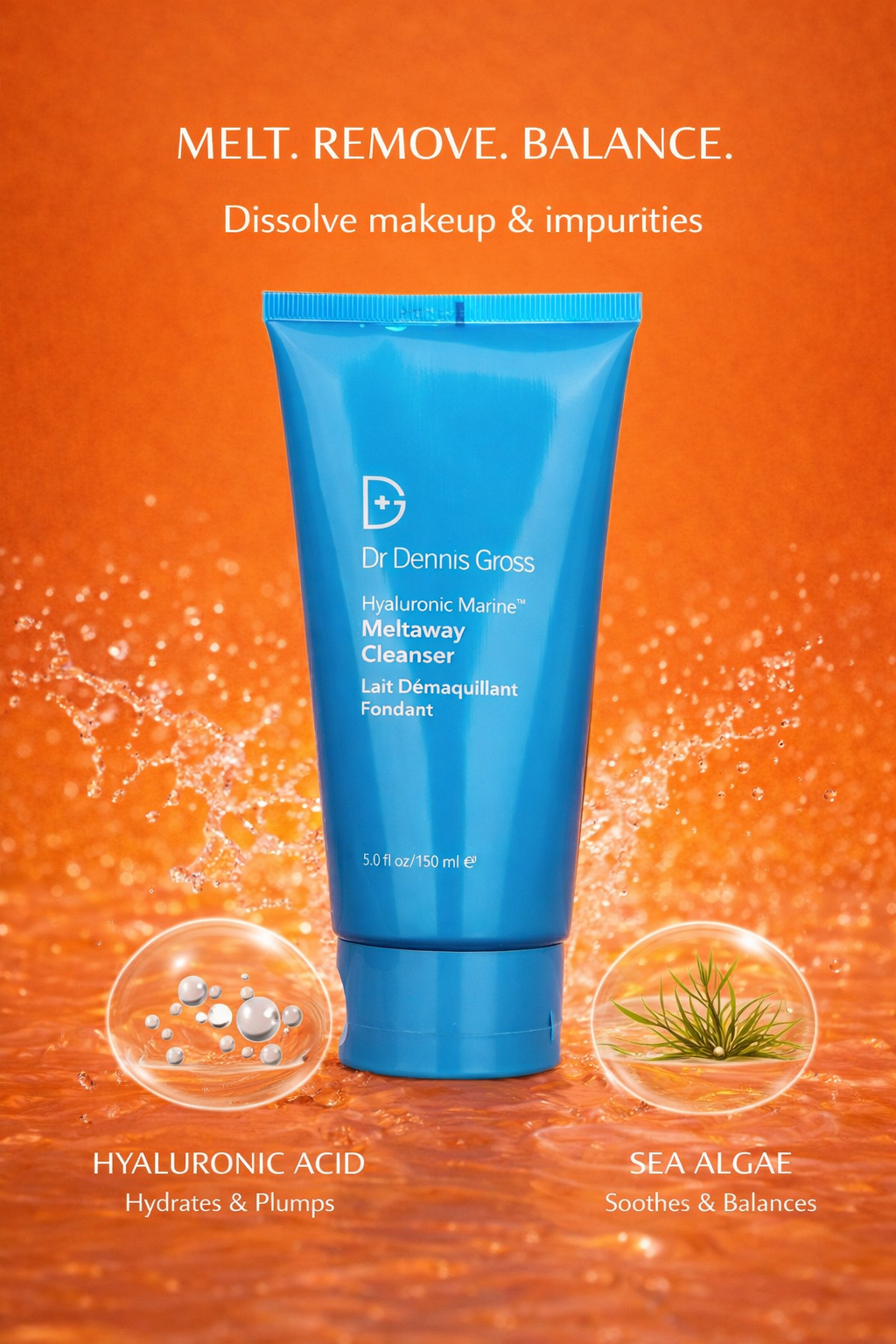 Dr Dennis Gross women Hyaluronic Marine Meltaway Cleanser 150ml/5oz