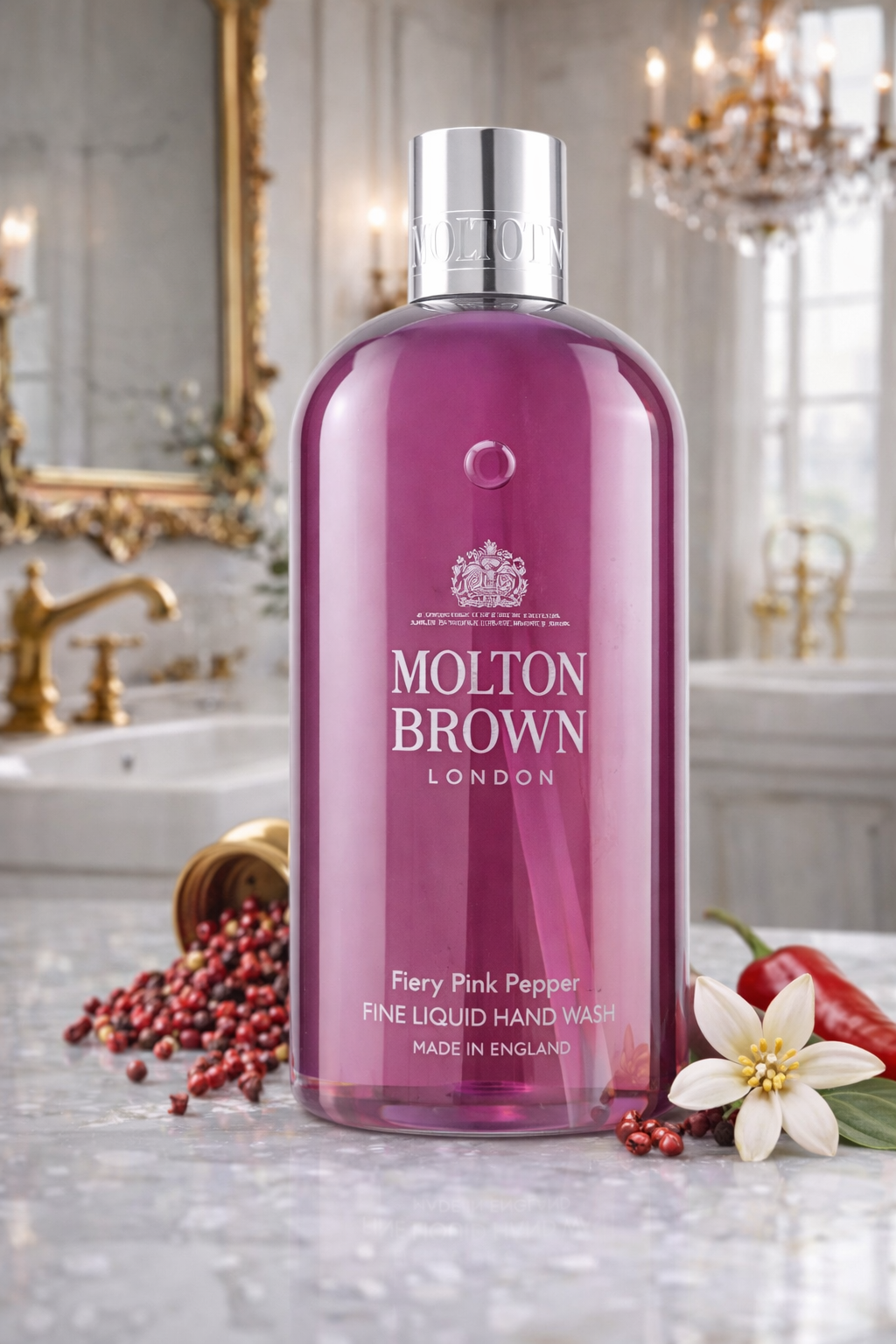 Molton Brown women Fiery Pink Pepper Fine Liquid Hand Wash 300ml/10oz