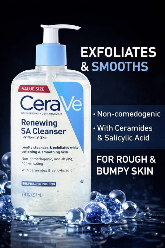 Cerave women Renewing Sa Cleanser For Normal Skin 237ml/8oz