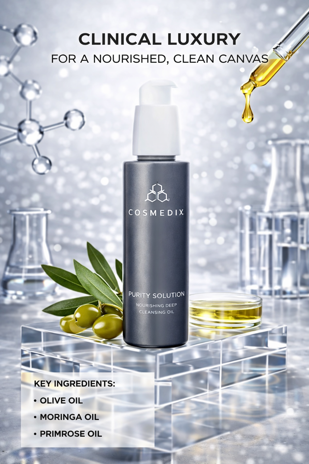 Cosmedix women Purity Solution Nourishing Deep Cleansing Oil 100ml/3.3oz