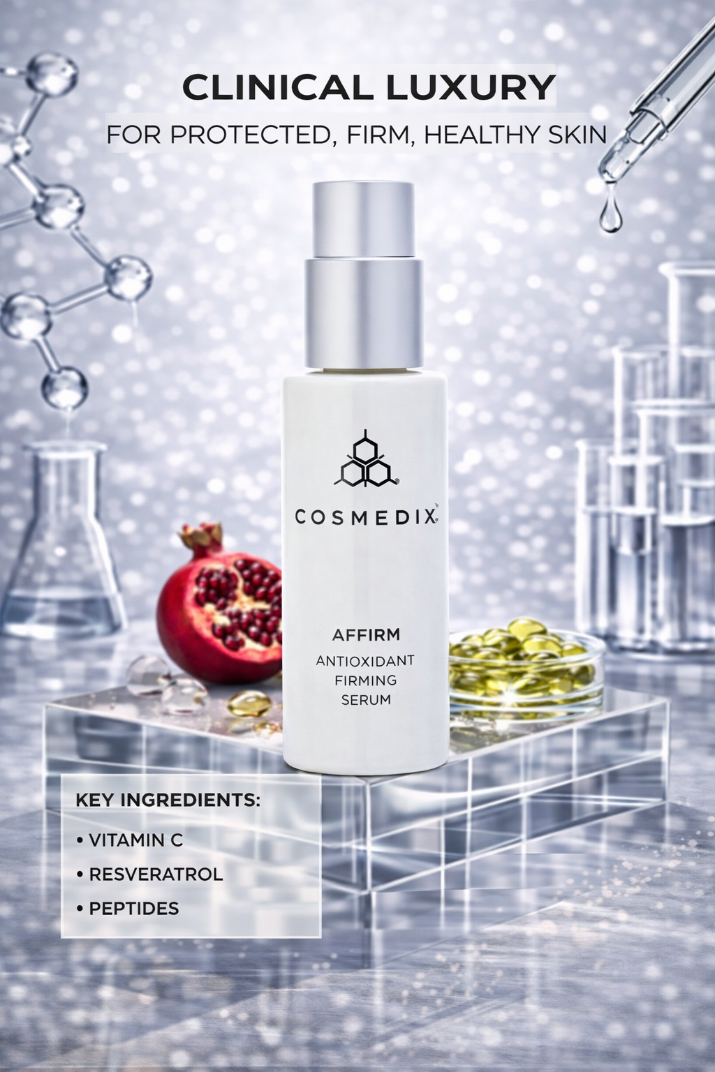 Cosmedix Firming Serum Affirm Antioxidant Firming Serum 30ml/1oz