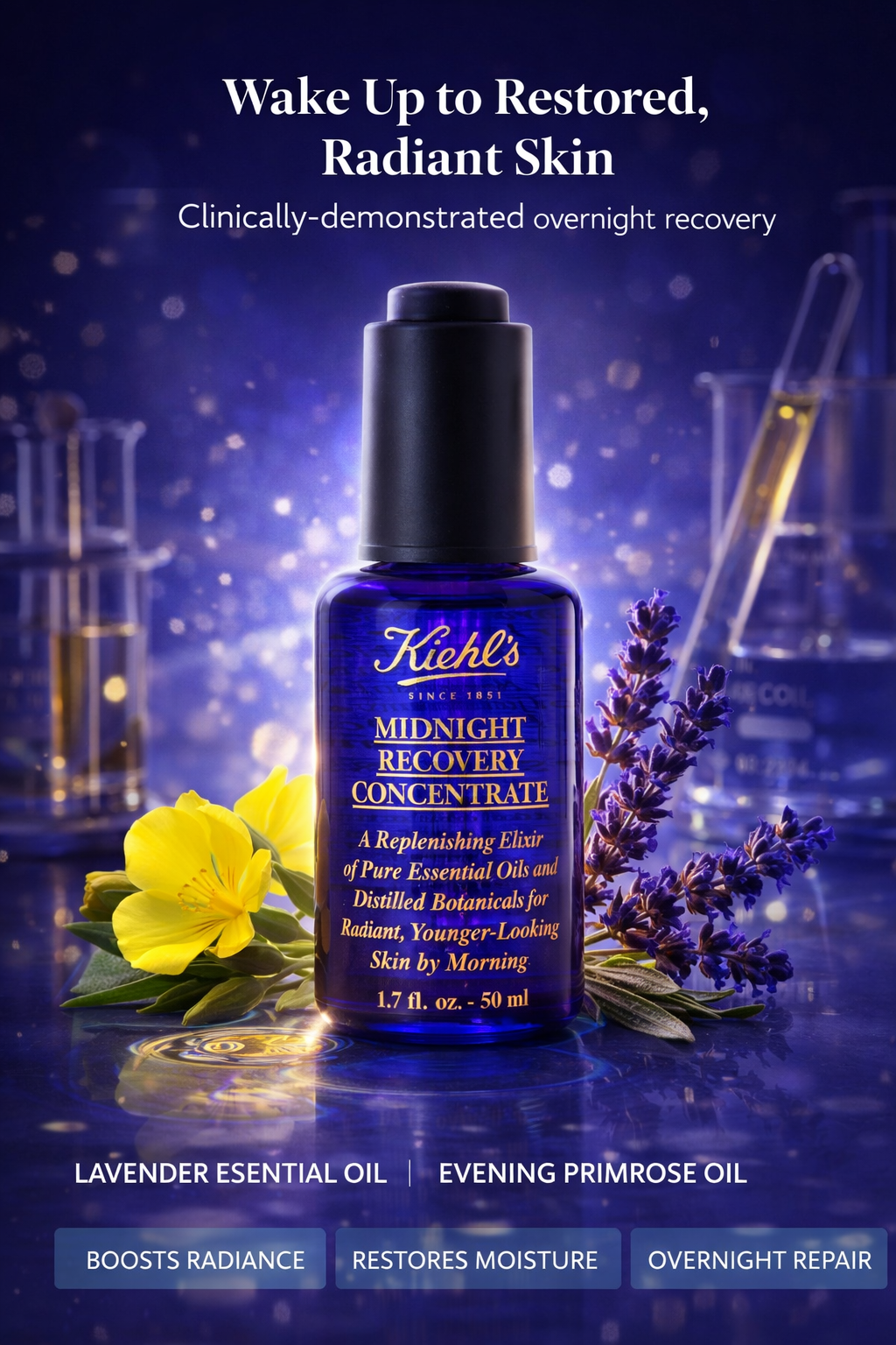 Kiehl's women Midnight Recovery Concentrate 100ml/3.4oz