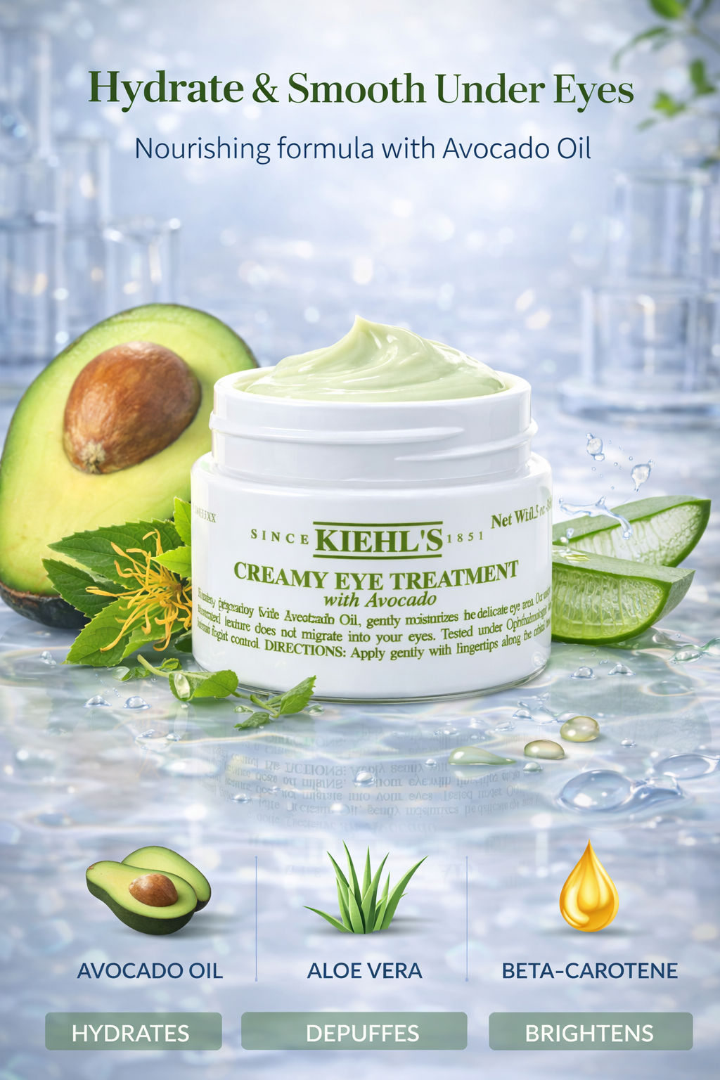 Kiehl's women Creamy Eye Treatment With Avocado 28g/0.95oz