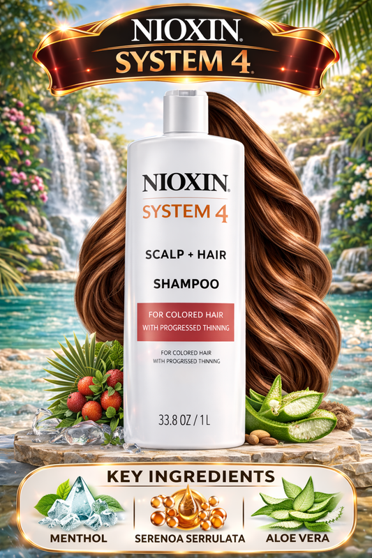 Nioxin System 4 Scalp + Hair Shampoo (Packaging May Vary) 33.8 oz