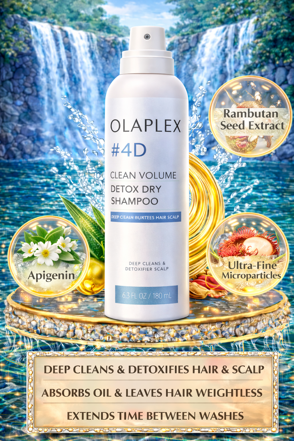 Olaplex #4d Clean Volume Detox Dry Shampoo 6.3 oz