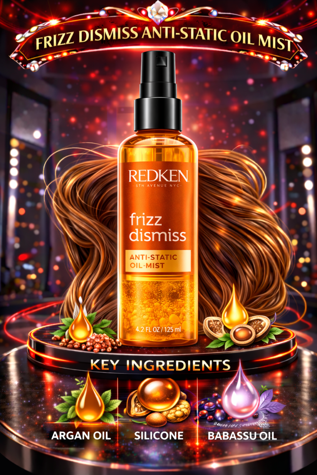 Redken Frizz Dismiss Anti-Static Oil Mist 4.2 oz