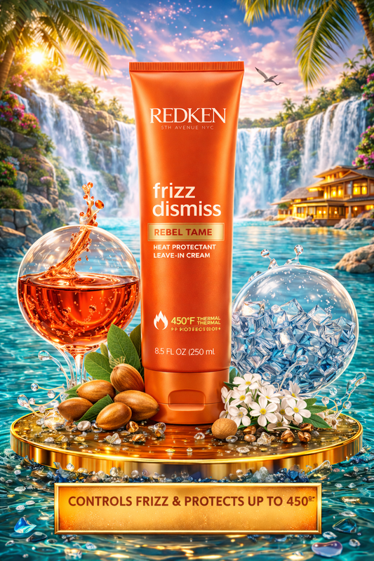 Redken Frizz Dismiss Rebel Tame Heat Protectant Leave In-Cream 8.5 oz
