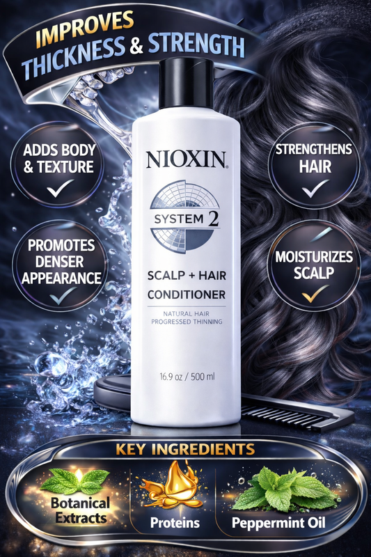 Nioxin System 2 Scalp + Hair Conditioner 16.9 oz