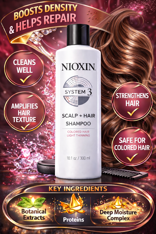 Nioxin System 3 Scalp + Hair Shampoo 10.1 oz
