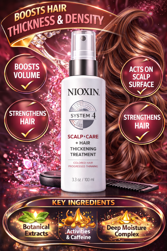 Nioxin System 4 Scalp Care + Hair Thickening Treatment 3.3 oz