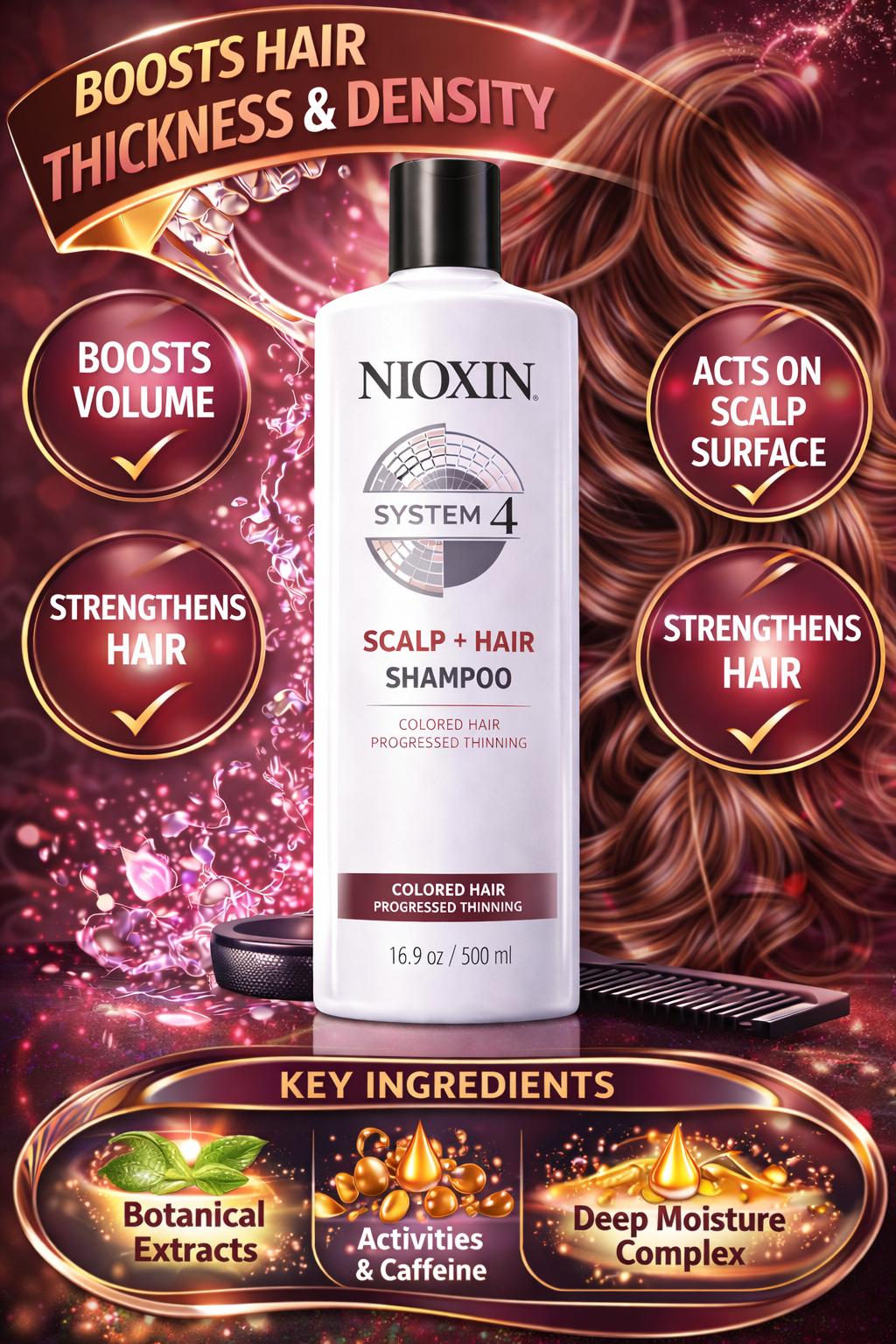 Nioxin System 4 Scalp + Hair Shampoo 16.9 oz