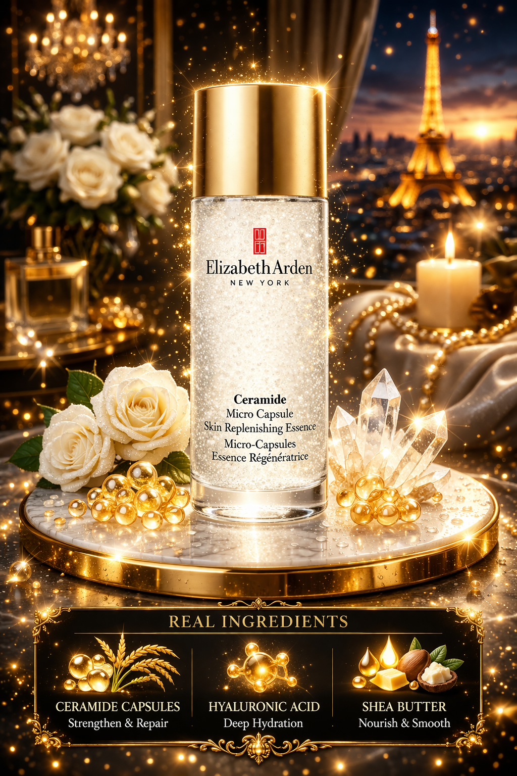 Elizabeth Arden women Ceramide Micro Capsule Skin Replenishing Essence 90ml/3oz