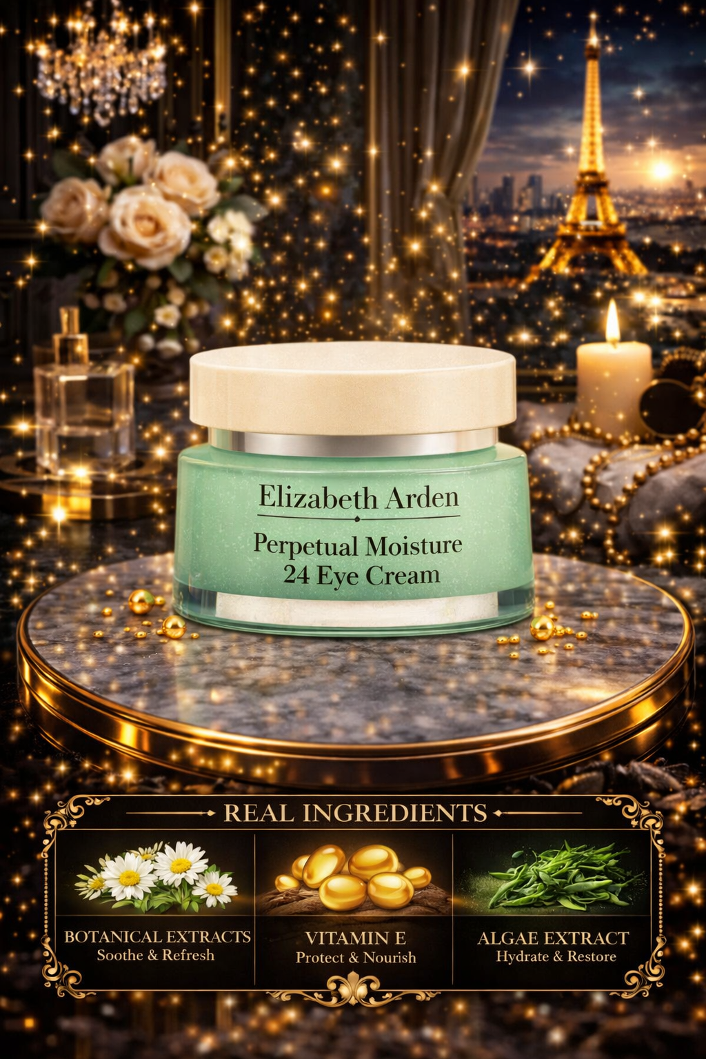 Elizabeth Arden women Perpetual Moisture 24 Eye Cream 15ml/0.5oz