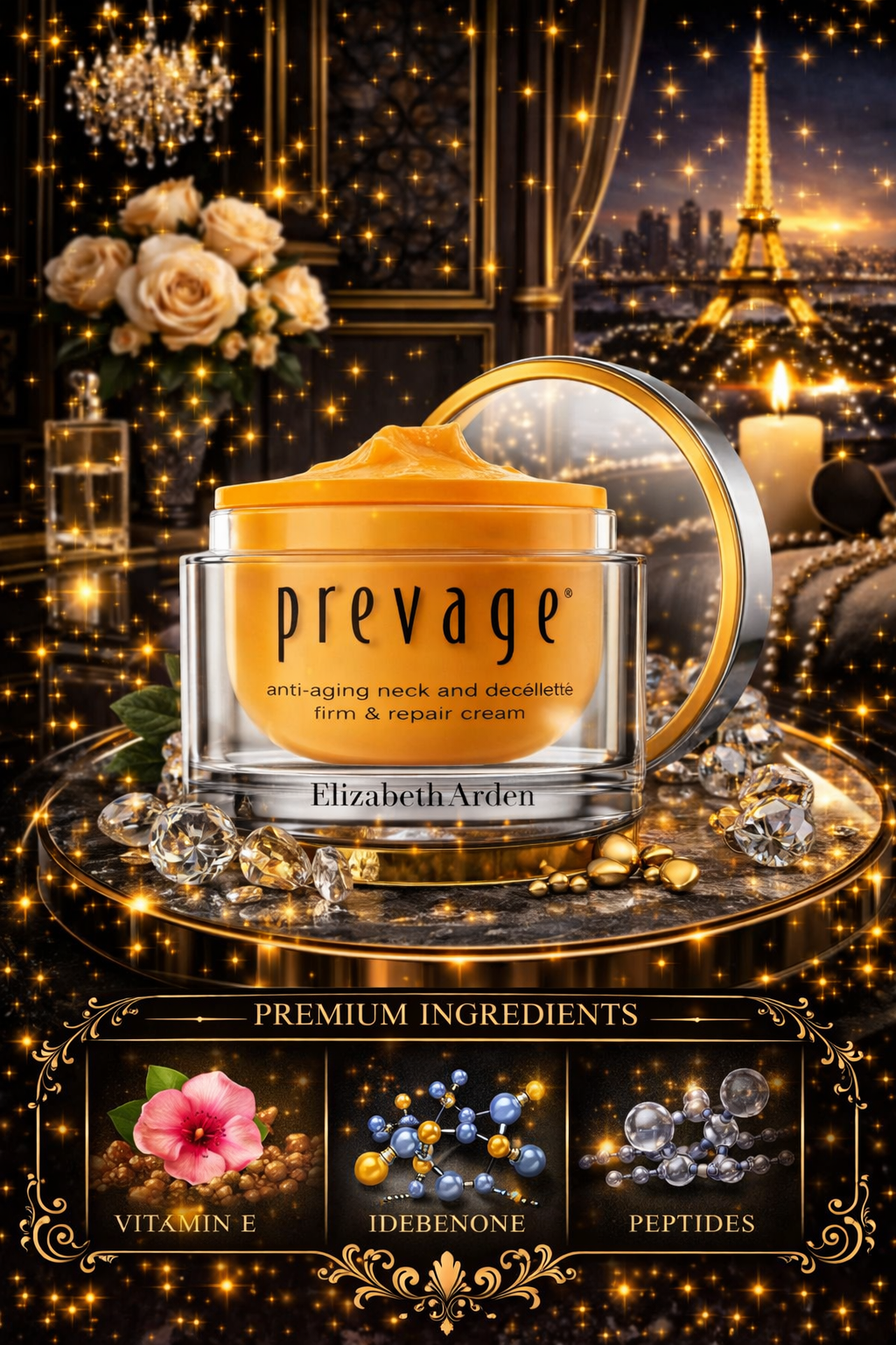 Prevage By Elizabeth Arden women Anti-Aging Neck And Decollete Firm & Repair Cream 50g/1.7oz