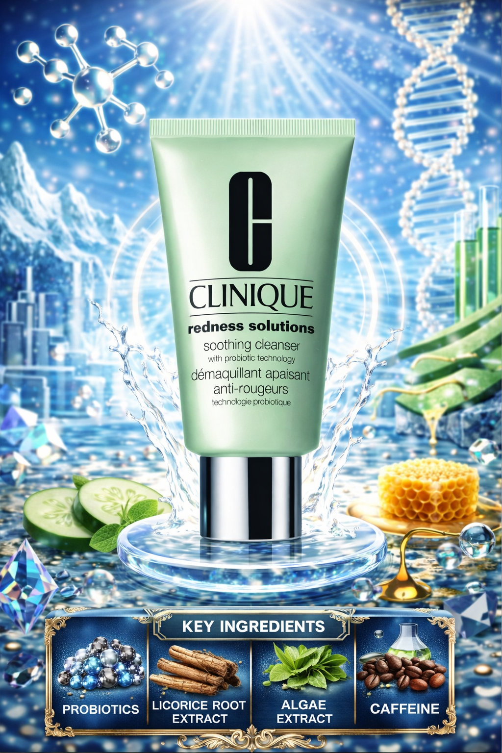 Clinique women Redness Solutions Soothing Cleanser 150ml/5oz