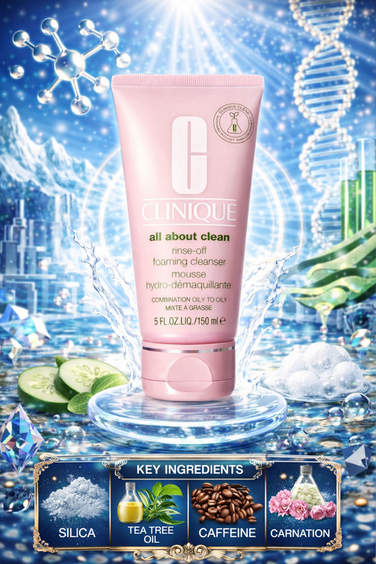 Clinique women Rinse Off Foaming Cleanser 150ml/5oz