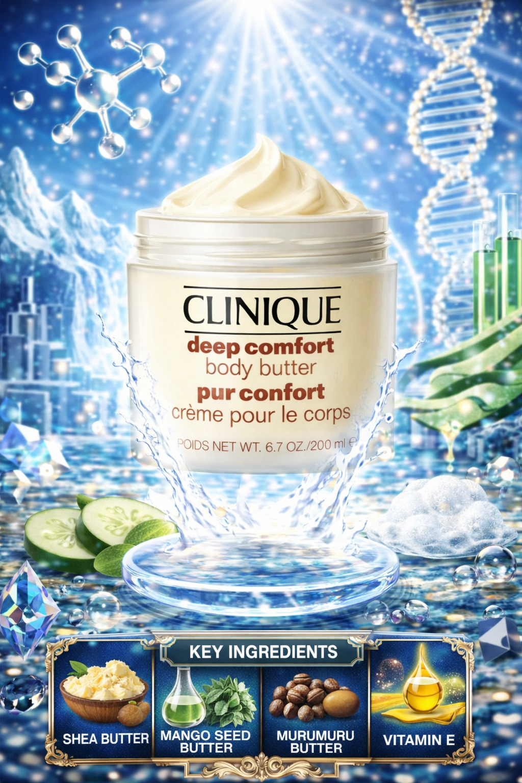 Clinique women Deep Comfort Body Butter 200ml/6.7oz