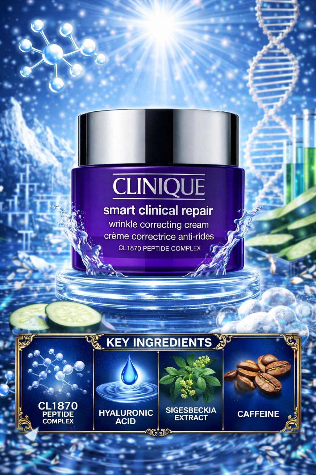 Clinique women Smart Clinical Repair Wrinkle Correcting Cream 50ml/1.7oz