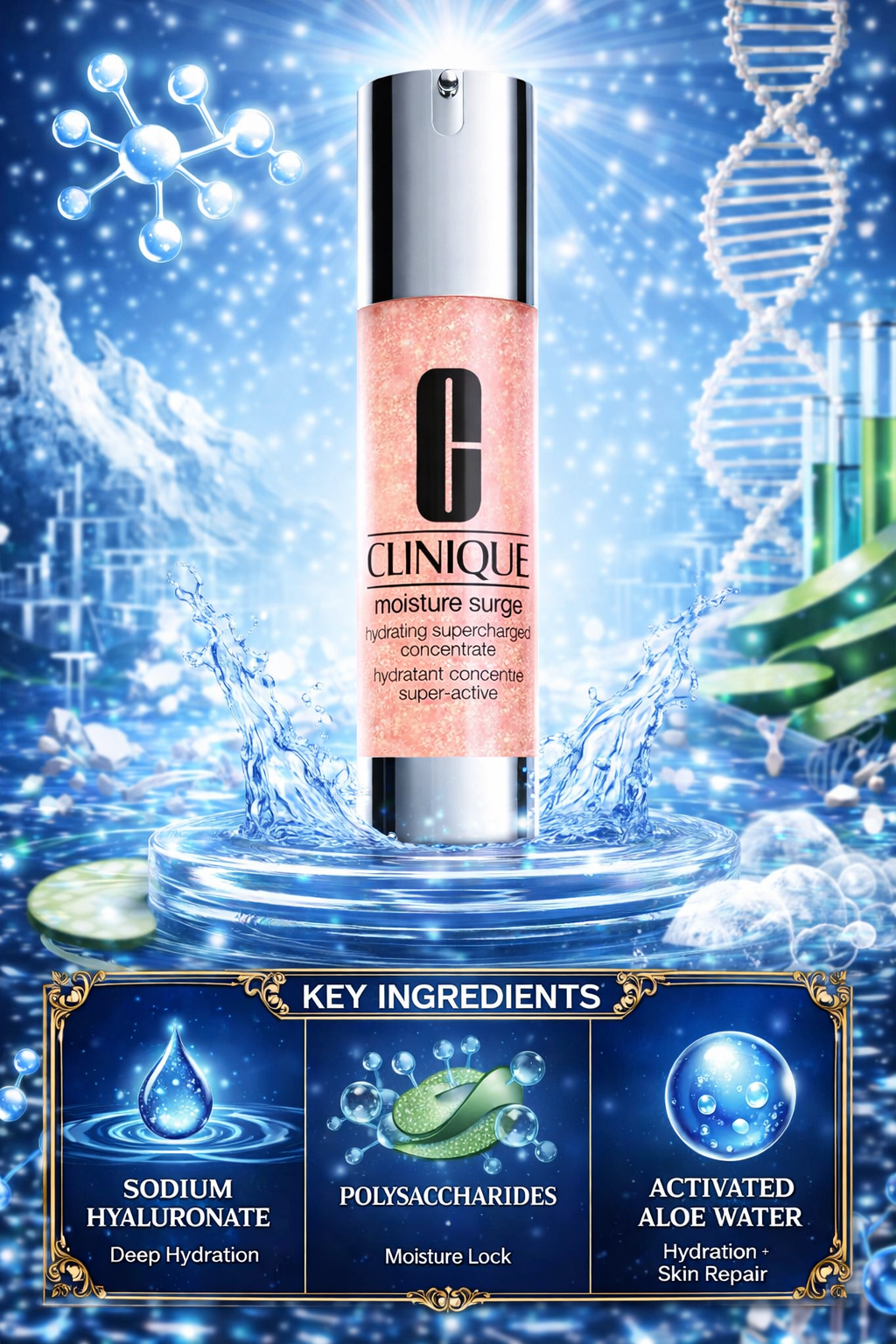 Clinique women Moisture Surge Hydrating Supercharged Concentrate 48ml/1.6oz