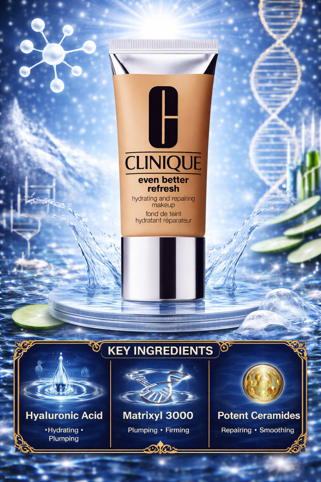 Clinique Even Better Refresh Hydrating & Repairing Makeup # Wn 118 Amber 30ml/1oz