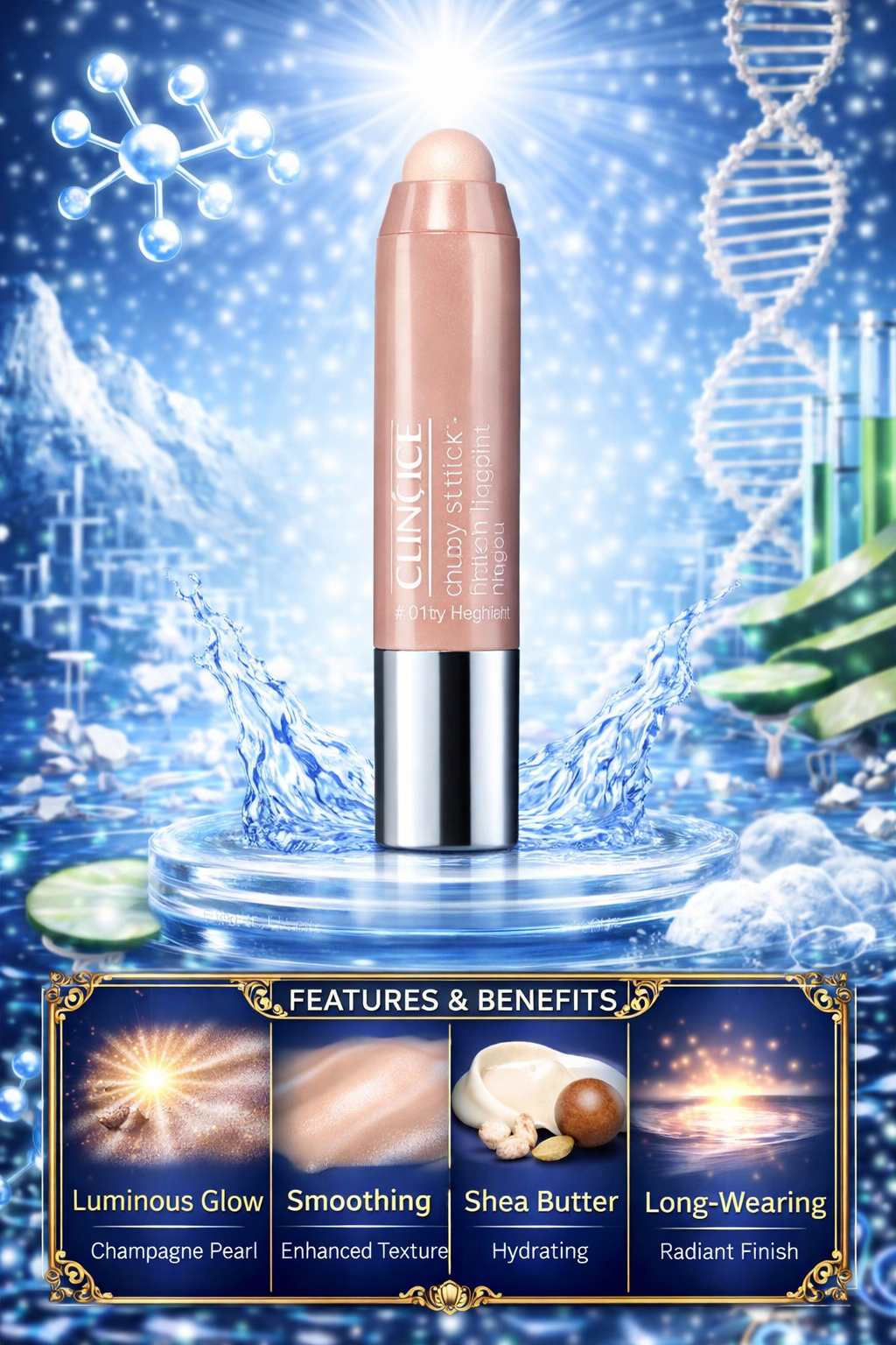 Clinique Chubby Stick Sculpting Highlight # 01 Hefty Highlight 6g/0.21oz