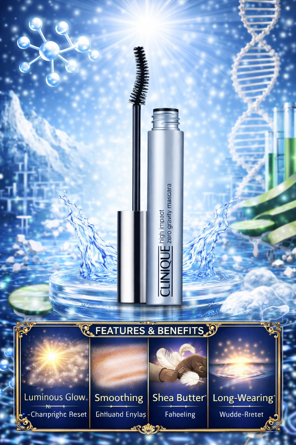 Clinique High Impact Zero Gravity Mascara # 01 Black 8ml/0.27oz
