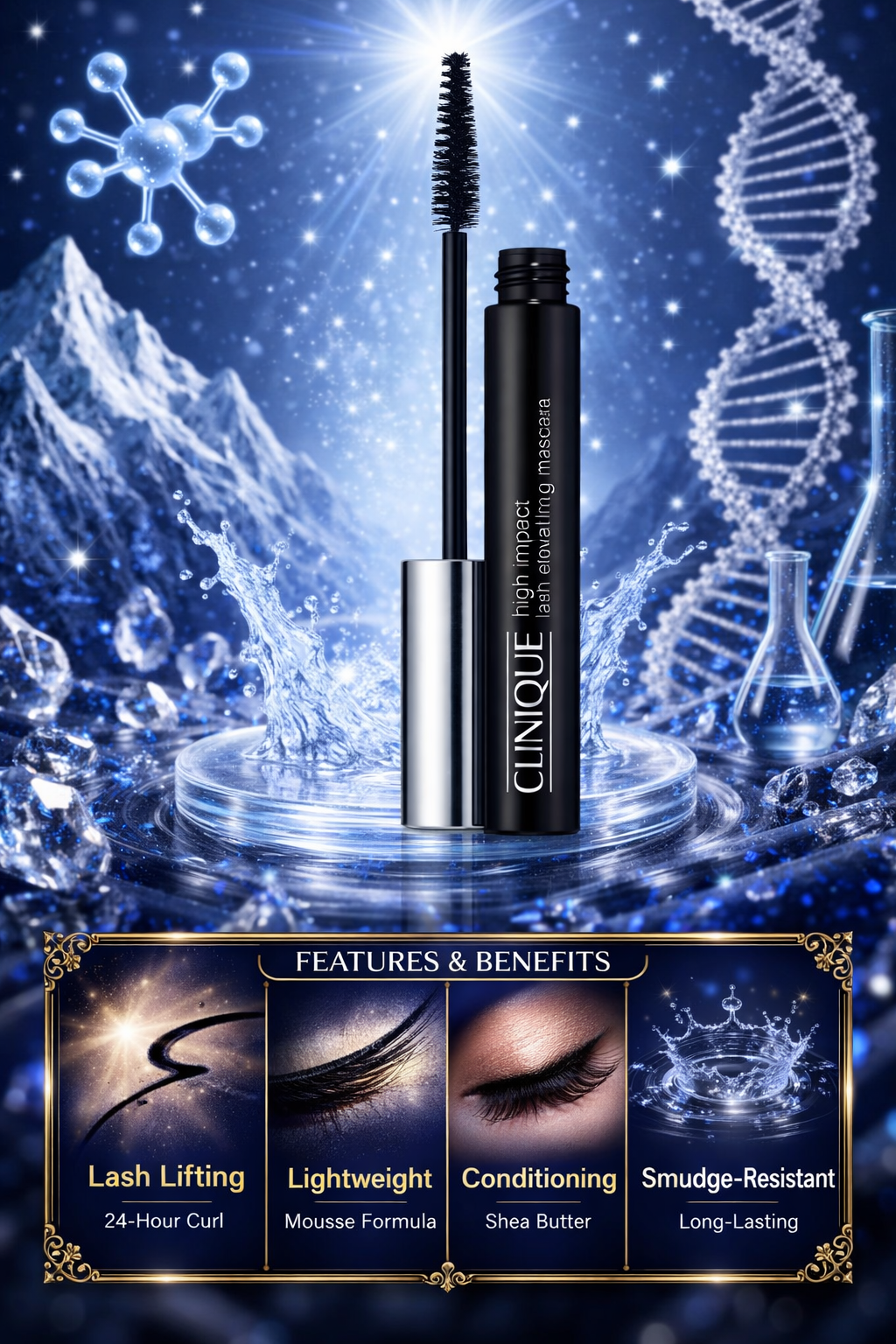 Clinique Chubby Lash Fattening Mascara #01 Jumbo Jet 10ml/0.4oz