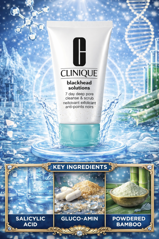 Clinique women Blackhead Solutions 7 Days Deep Pore Cleanse & Scrub 125ml/4.2oz