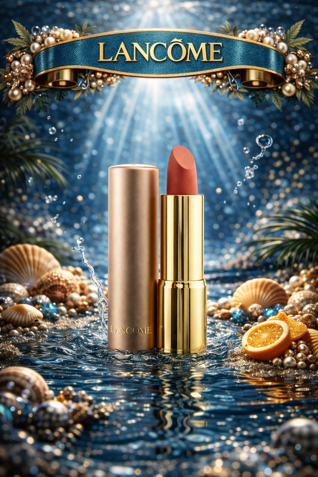 Lancome L'Absolu Rouge Intimatte Matte Veil Lipstick # 169 Love Rendez-Vous 3.4g/0.12oz