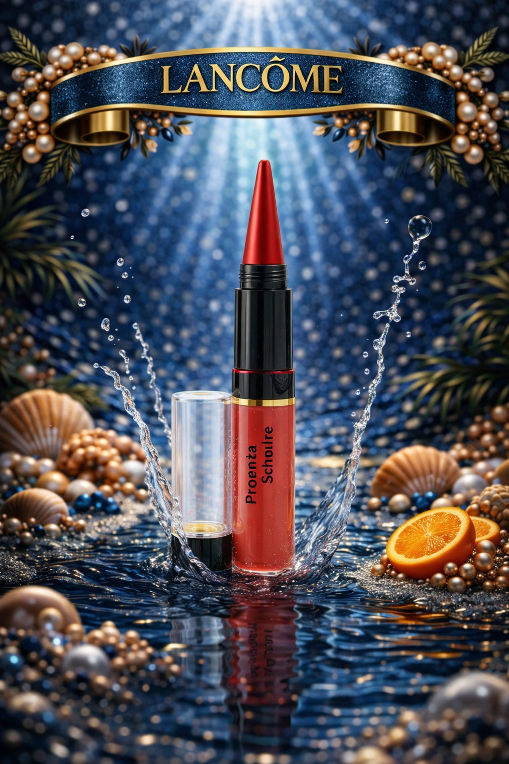 Lancome Lip Kajal Duo Chroma (Proenza Schouler Edition) # 03 Bold Red