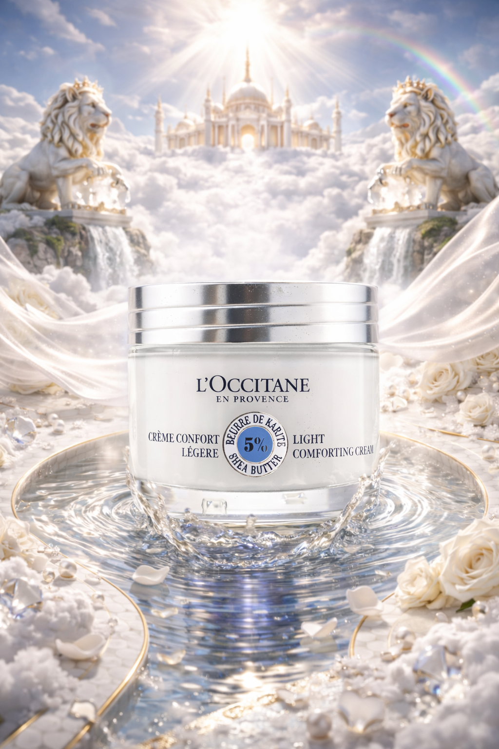 L'Occitane women Shea Butter 5% Light Comforting Cream 50ml/1.7oz