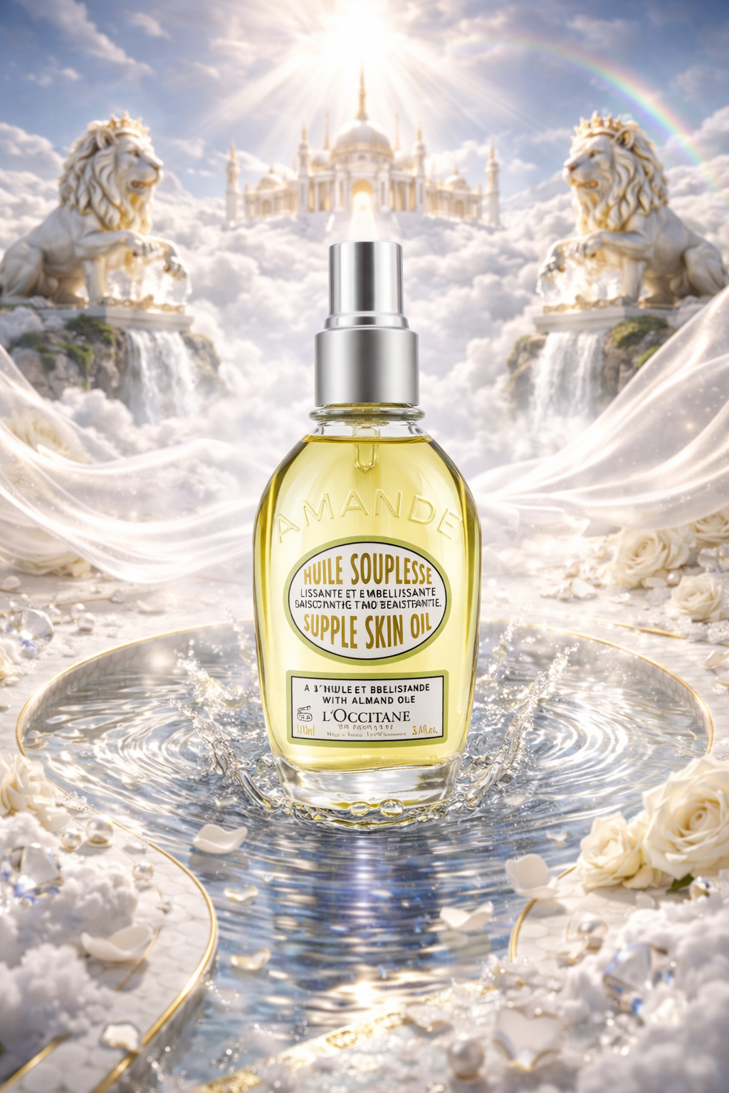 L'Occitane women Almond Supple Skin Oil - Smoothing & Beautifying 100ml/3.3oz