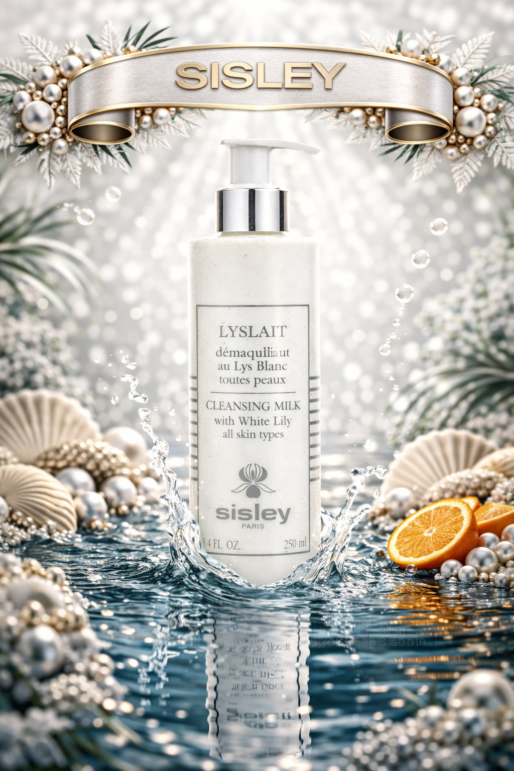Sisley Cleansing Milk Sisley Botanical Cleansing Milk With White Lily (For All Skin Types) 250ml/8.4oz