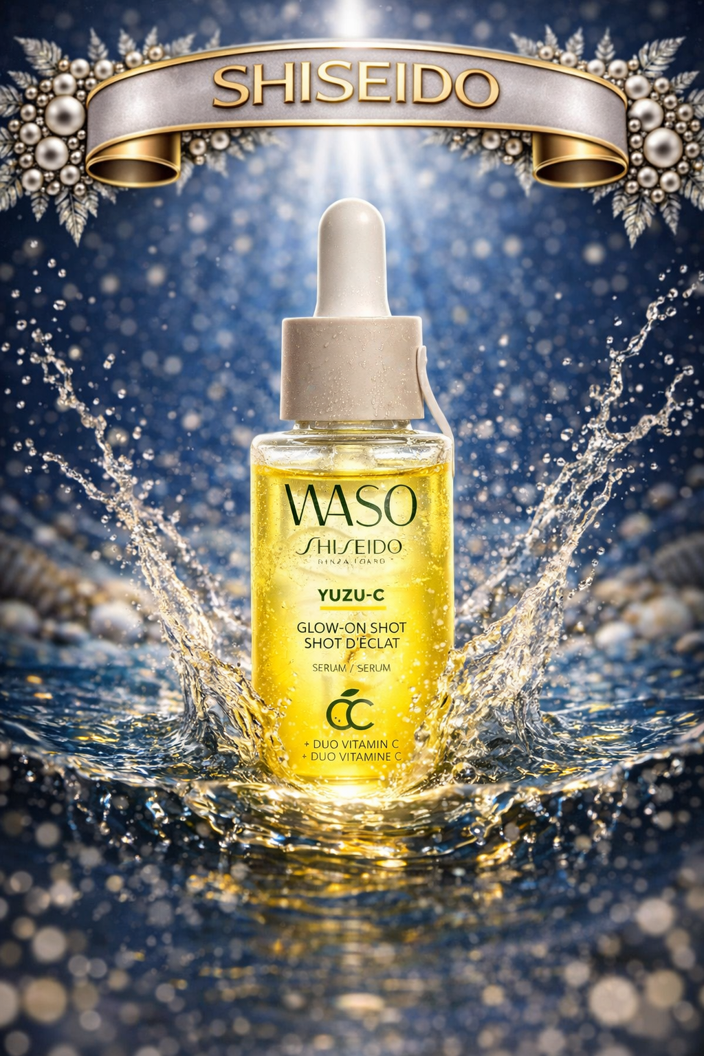 Shiseido women Waso Yuzu-C Glow-On Shot Serum 28ml/0.94oz