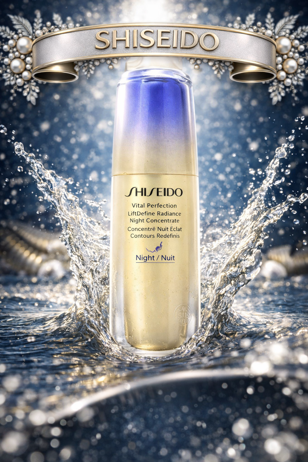 Shiseido women Vital Perfection Liftdefine Radiance Night Concentrate 40ml/1.3oz