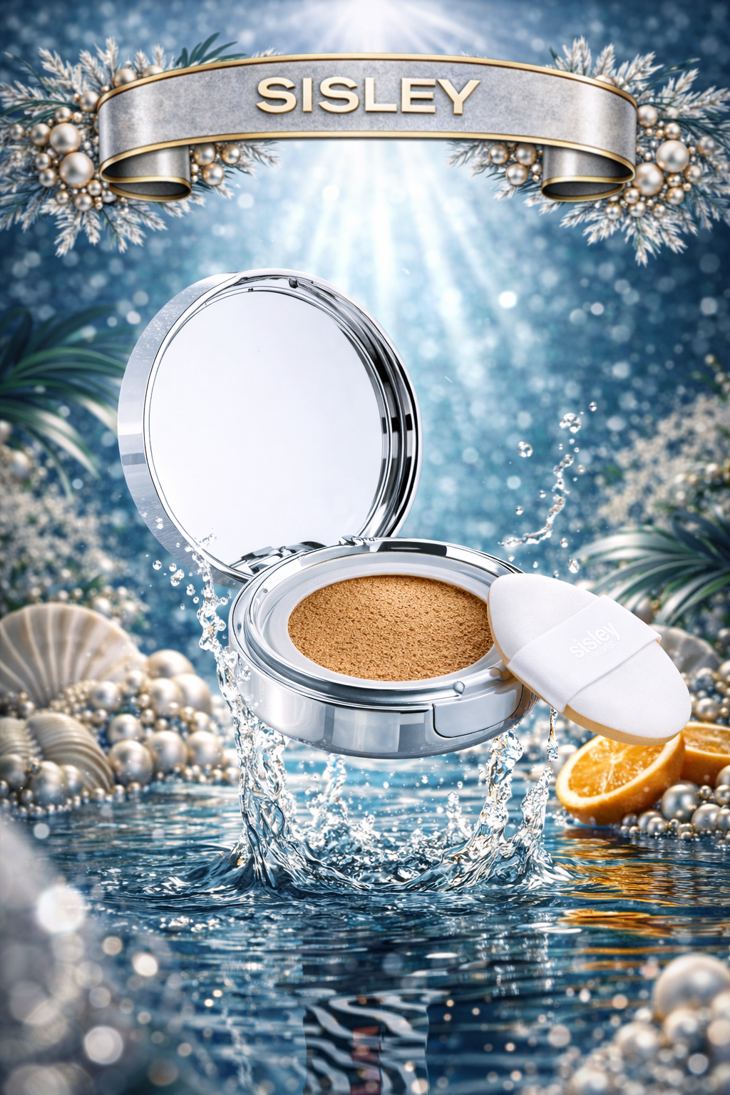 Sisley Phyto-Blanc Le Cushion Foundation 00c Swan 15g/0.52oz