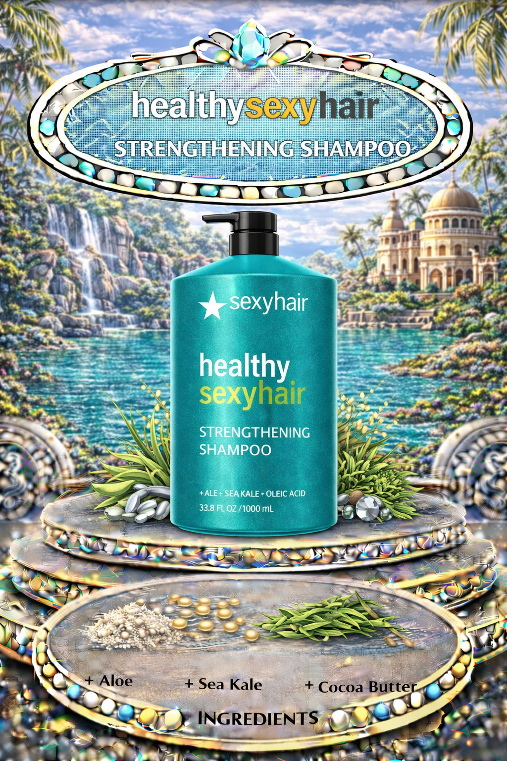 Sexy Hair Healthy Sexy Hair Strengthening Shampoo (Packaging May Vary) 33.8 oz